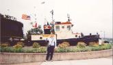Lt. Eaton at Maritime Teacher Training Institute on Lake Superior